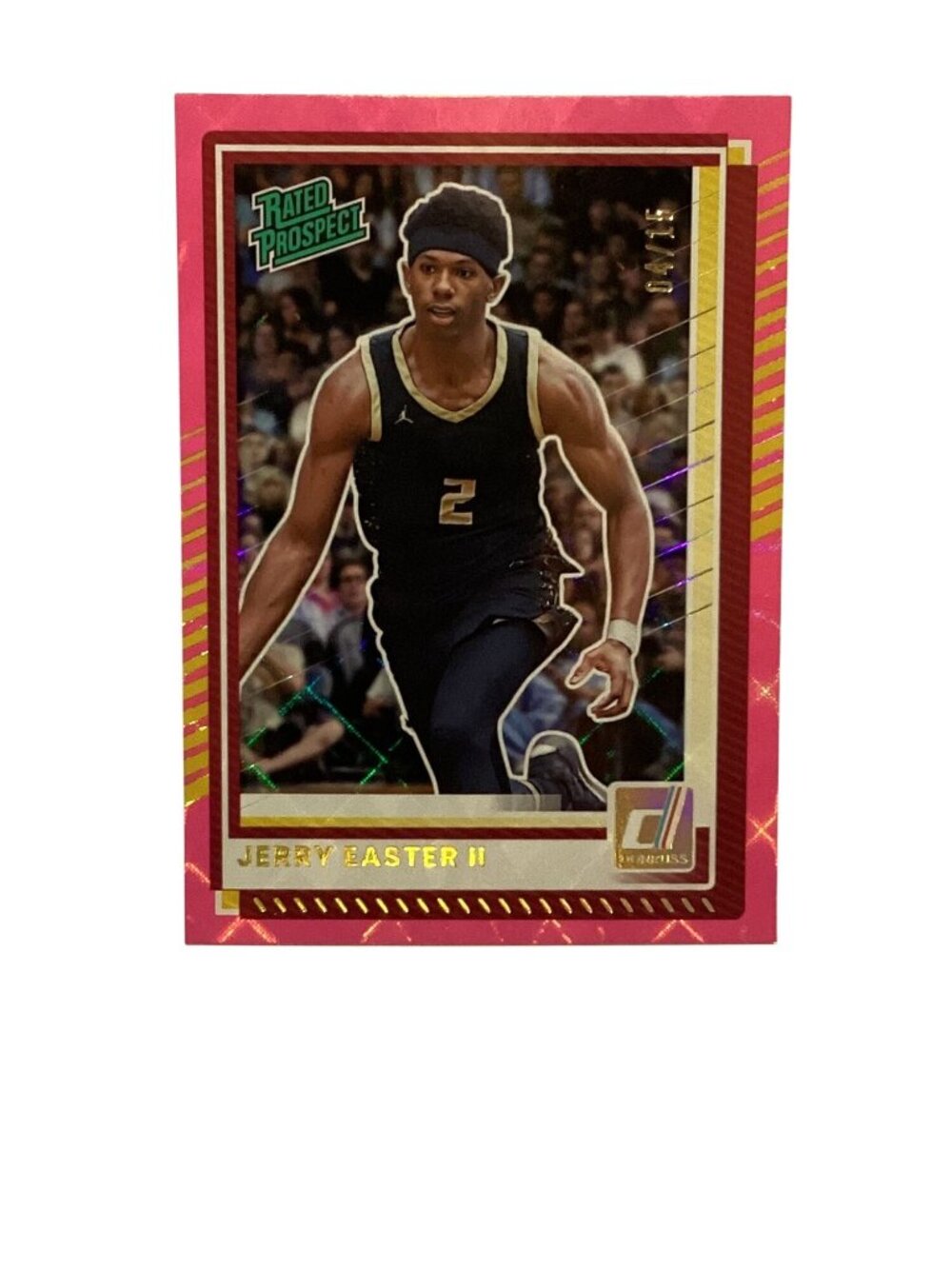 Jerry Easter II Donruss Panini Rated Rookie #67 Pink/Gold Flash 04/15